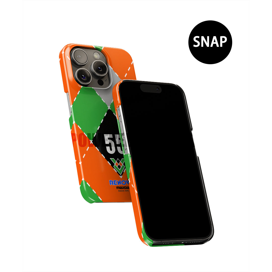 Mazda 787B livery 1991 24 Hours of Le Mans Phone case