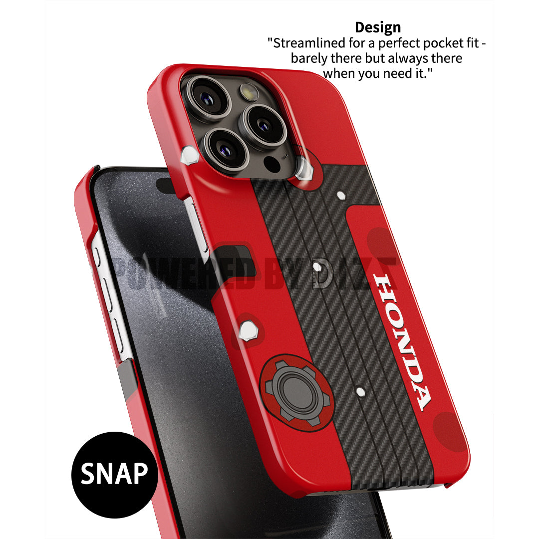 JDM Honda K20 Engine K20A RED Phone Case – Unleash Your Passion