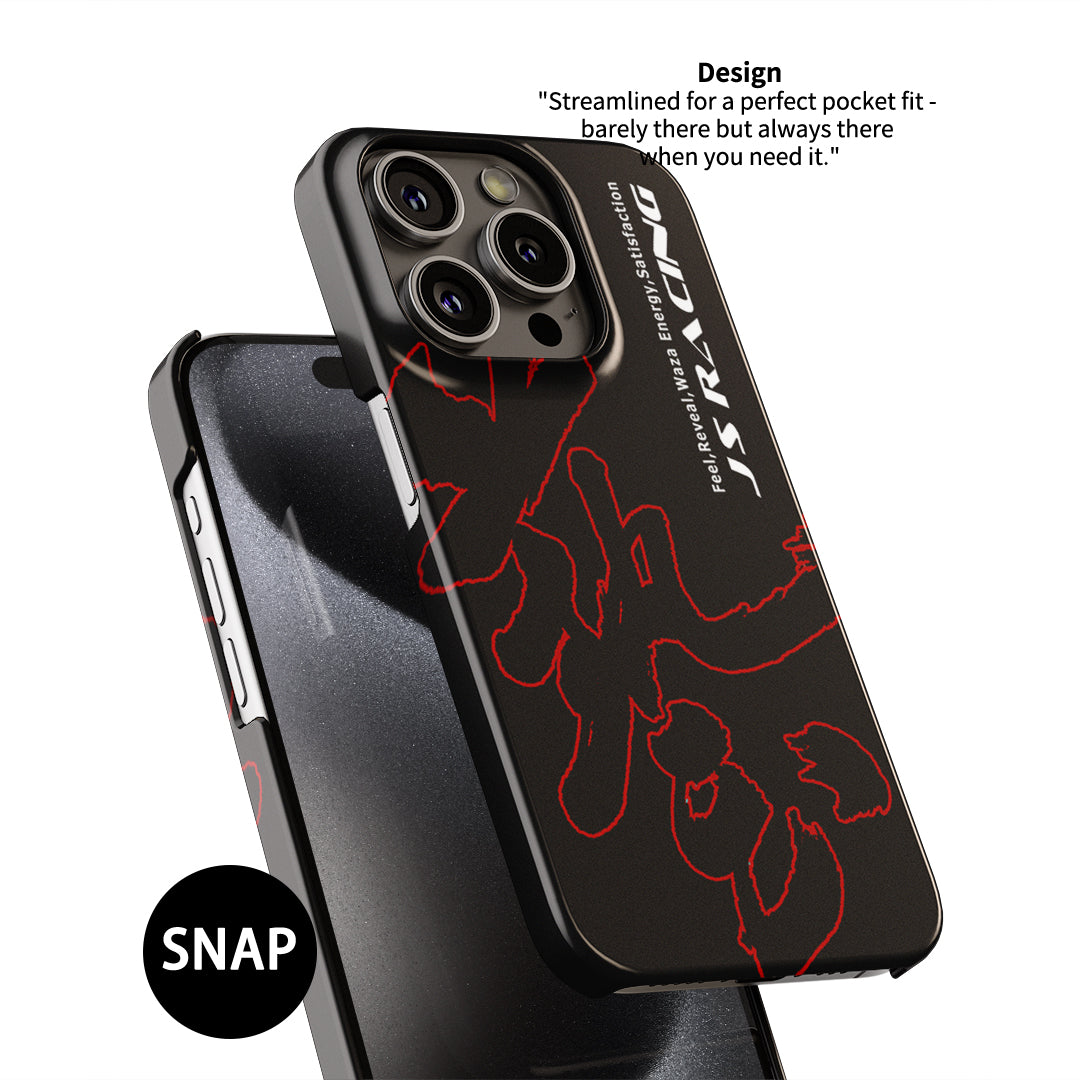 JDM Design J's Racing Livery Phone Case: Bold Style & Protection