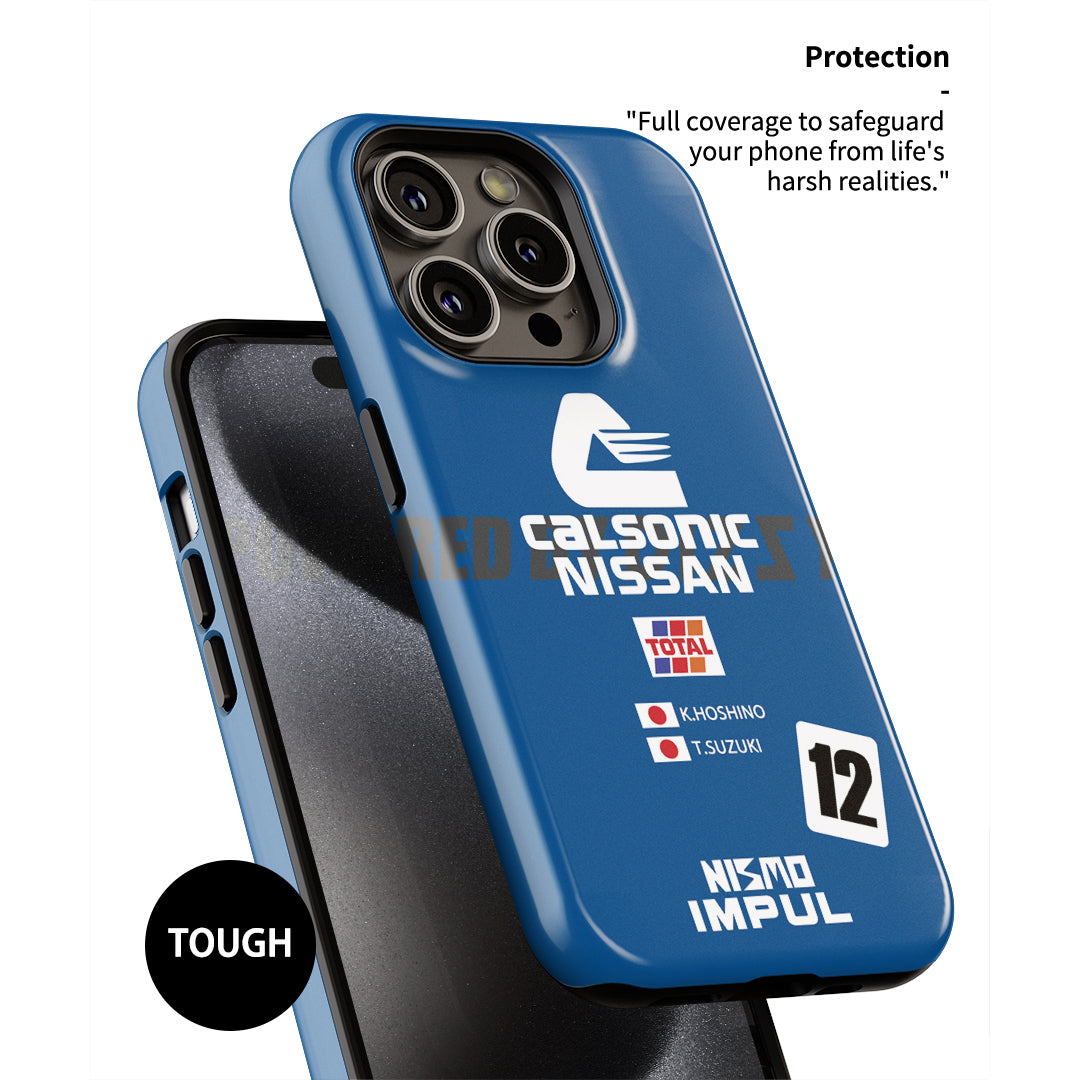 Iconic NISSAN GT-R CALSONIC IMPUL '08 Livery Phone Case