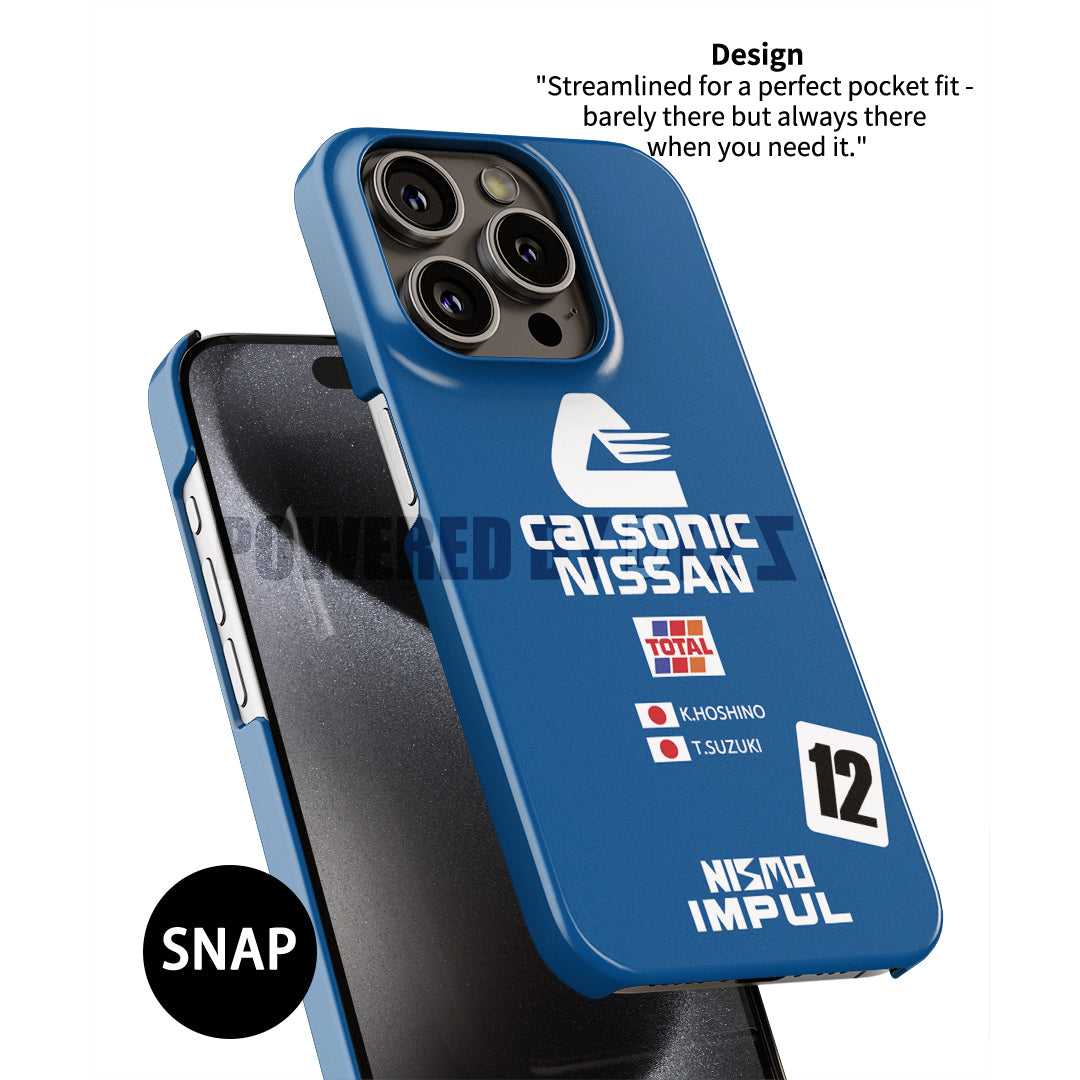 Iconic NISSAN GT-R CALSONIC IMPUL '08 Livery Phone Case