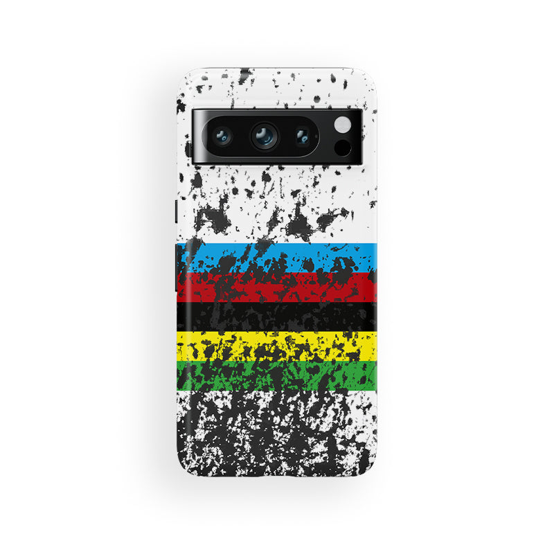 Cyclocross Rainbow CX Mathieu Vanderpoel Mud Design Coque Pour Téléphone Google