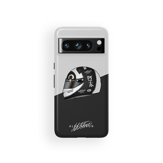 Coque de téléphone Alex Albon China Casque Panda-monium 2024 par DIZZY