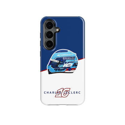 Charles Leclerc Miami Grand Prix 2024 Helmet Samsung Phone Case