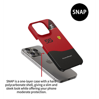 Scuderia Ferrari F1-75 Carlos Sainz Phone Case: Style and Protection