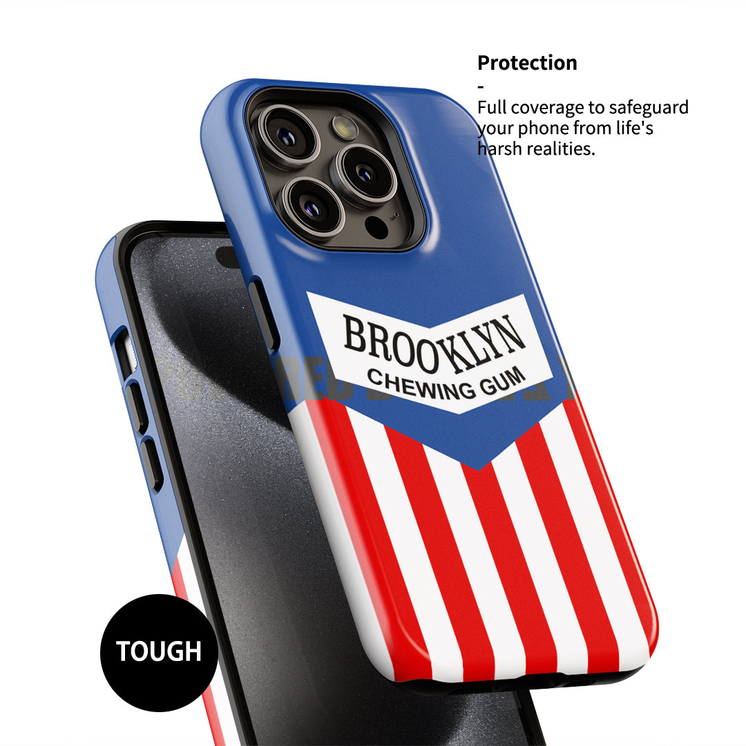 Obtenez votre coque de téléphone pour maillot de cyclisme Roger De Vlaeminck Brooklyn Chewing Gum 1977