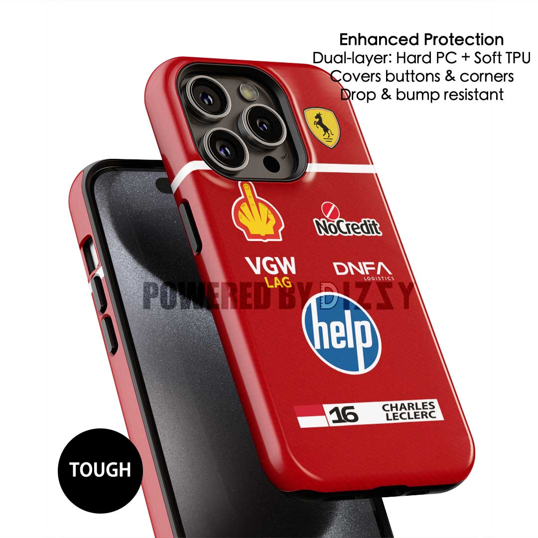 Funda para teléfono Tadej Pogacar 2024 Dual Triumph en jersey amarillo y rosa de DIZZY