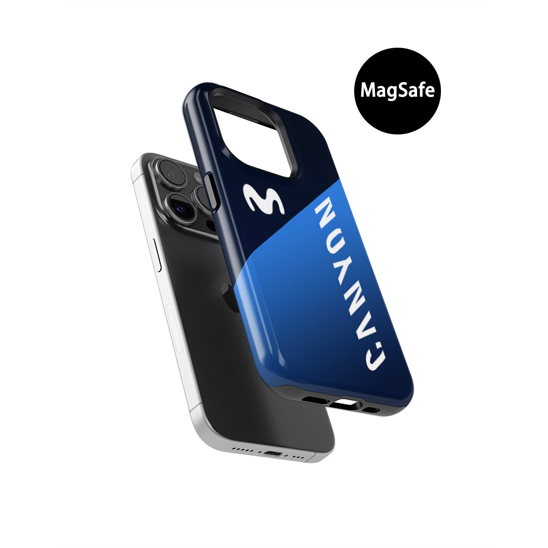 Movistar Team 2024 Canyon Road Bike Livery Phone Case by DIZZY