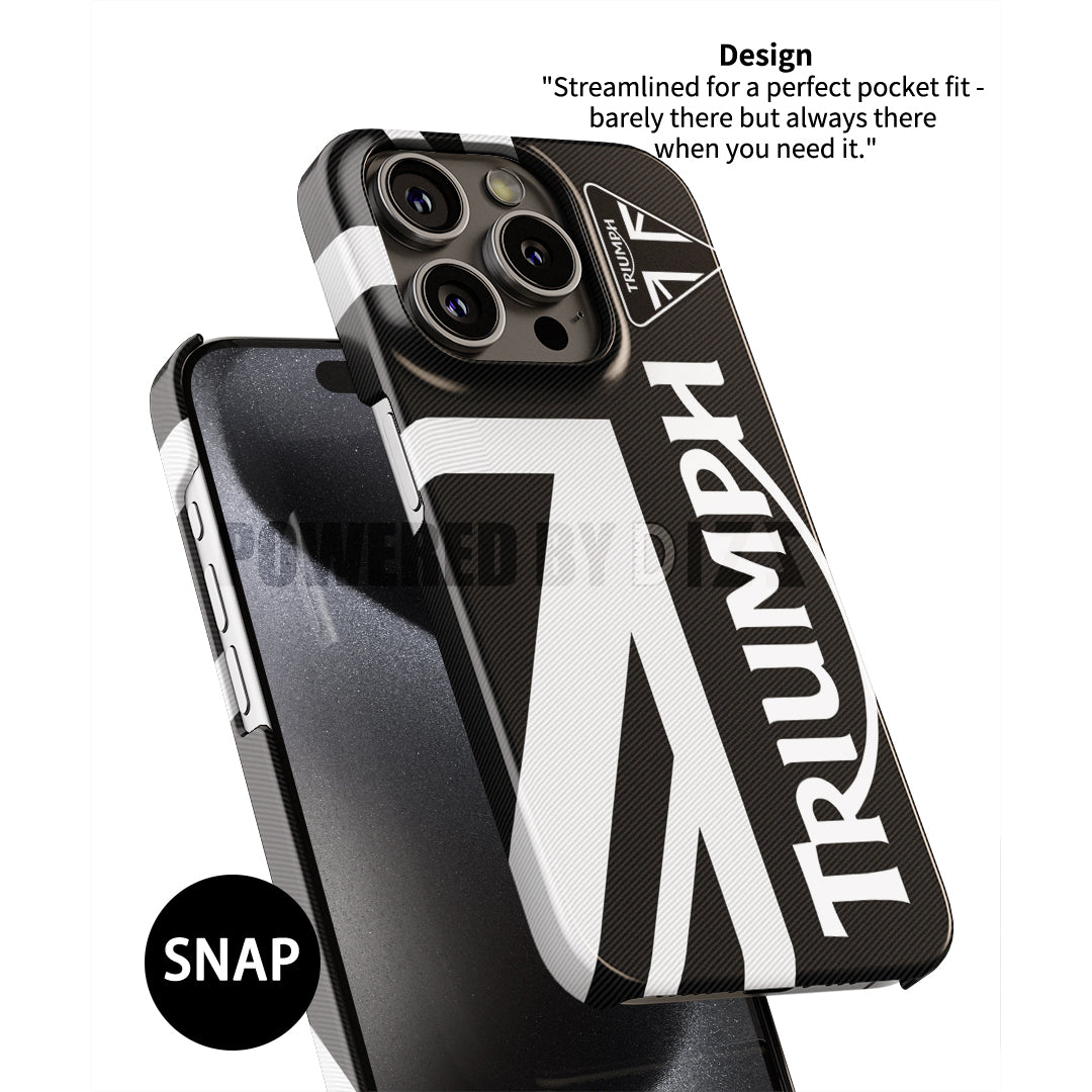 Celebrate Triumph’s Legacy: Moto Livery Phone Case Motorcycle Style