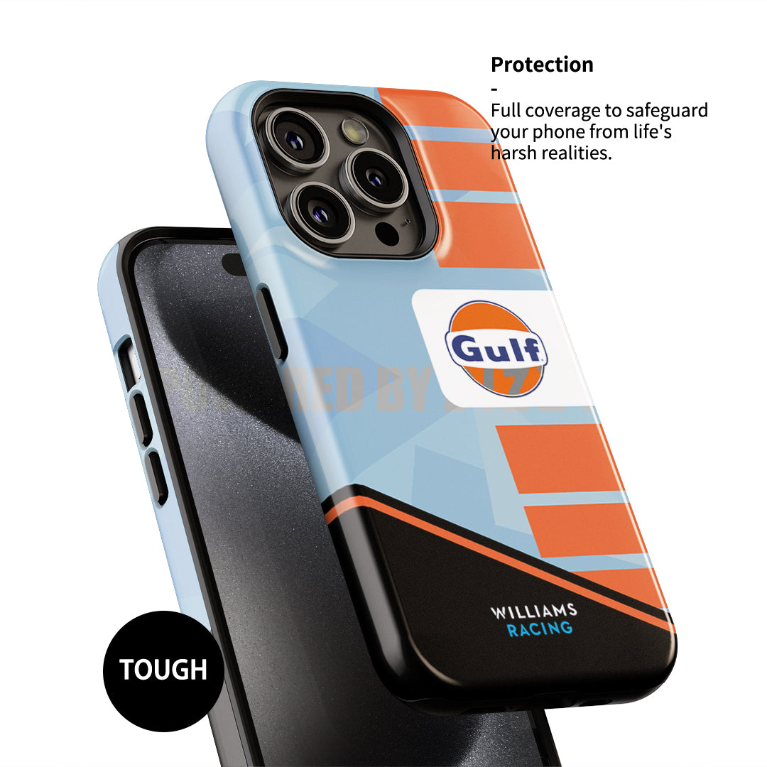 2023 Williams reveal special Gulf Fan livery Phone Case