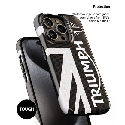 Celebrate Triumph’s Legacy: Moto Livery Phone Case Motorcycle Style