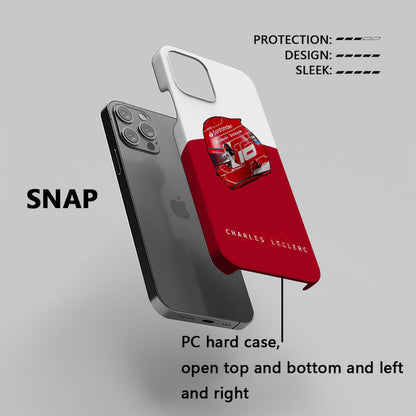Charles Leclerc 2023 helmet design matte livery SAMSUNG Phone case