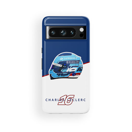 Charles Leclerc 2024 Miami GP Helmet Phone Case for Google, OnePlus, Xiaomi, Huawei