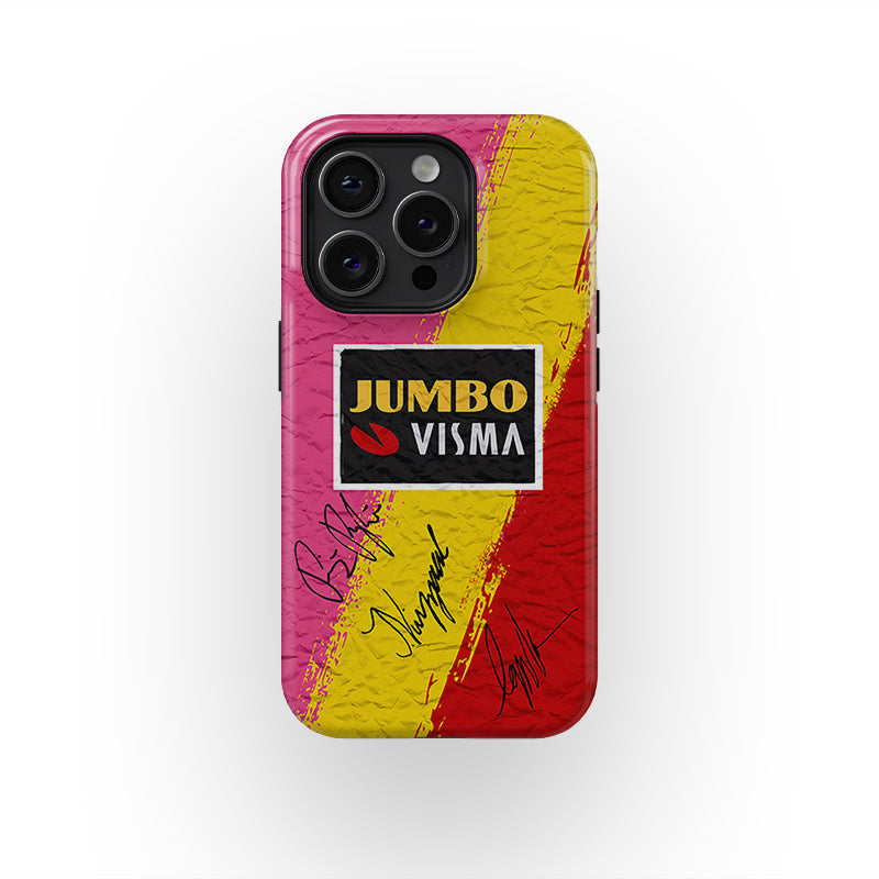 JONAS VINGEGAARD ​​2022 JUMBO-VISMA WOUT VAN AERT Maillot de cyclisme Coque de téléphone