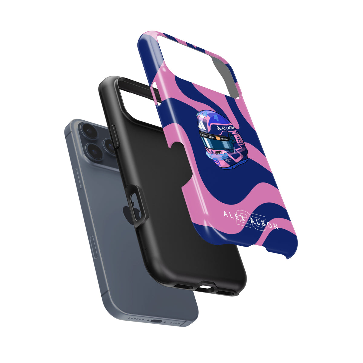 Alex Albon 2025 Helmet Tribute Phone Case – Multi-Device Edition (Google, Xiaomi, OnePlus, Huawei)