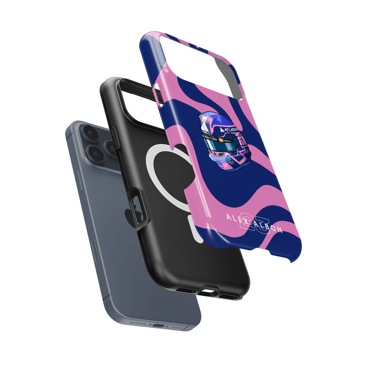 Alex Albon 2025 Helmet Tribute Phone Case – Multi-Device Edition (Google, Xiaomi, OnePlus, Huawei)