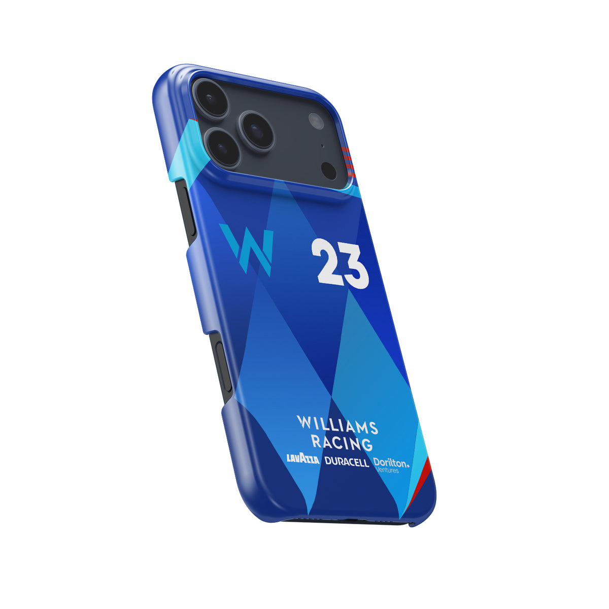 Alex Albon FW44 Livery – Williams Racing 2022 Formula 1 racing iPhone case view 5