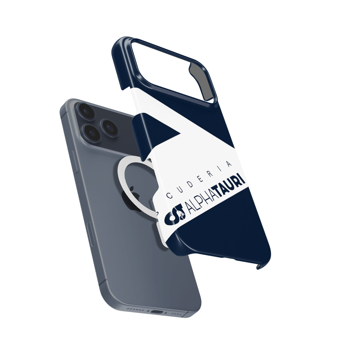 Alpha Tauri F1 Livery Formula 1 racing iPhone case view 4