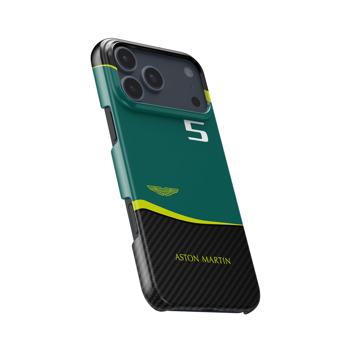 Aston Martin AMR22 Sebastian Vettel Livery Formula 1 racing iPhone case view 5