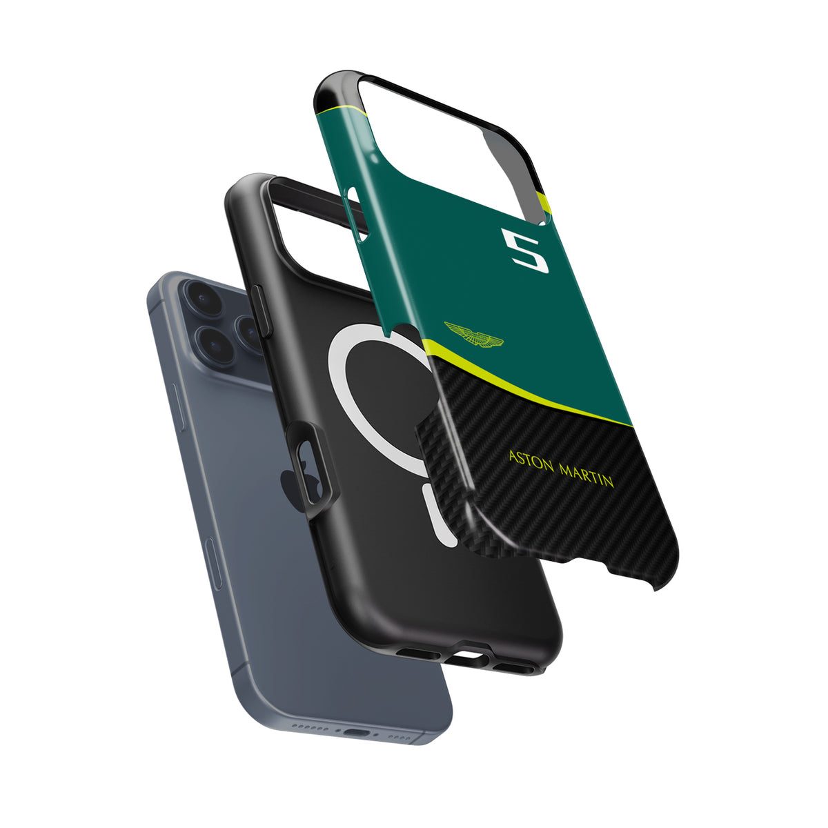 Aston Martin AMR22 Multi-Device Case – Vettel Livery Design