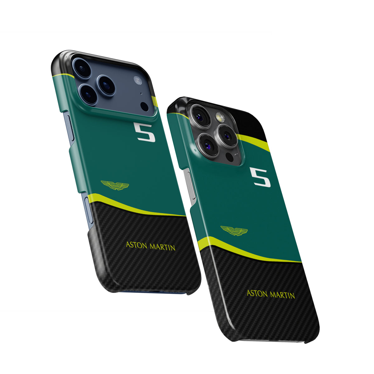 Aston Martin AMR22 Sebastian Vettel Livery Formula 1 racing iPhone case view 2