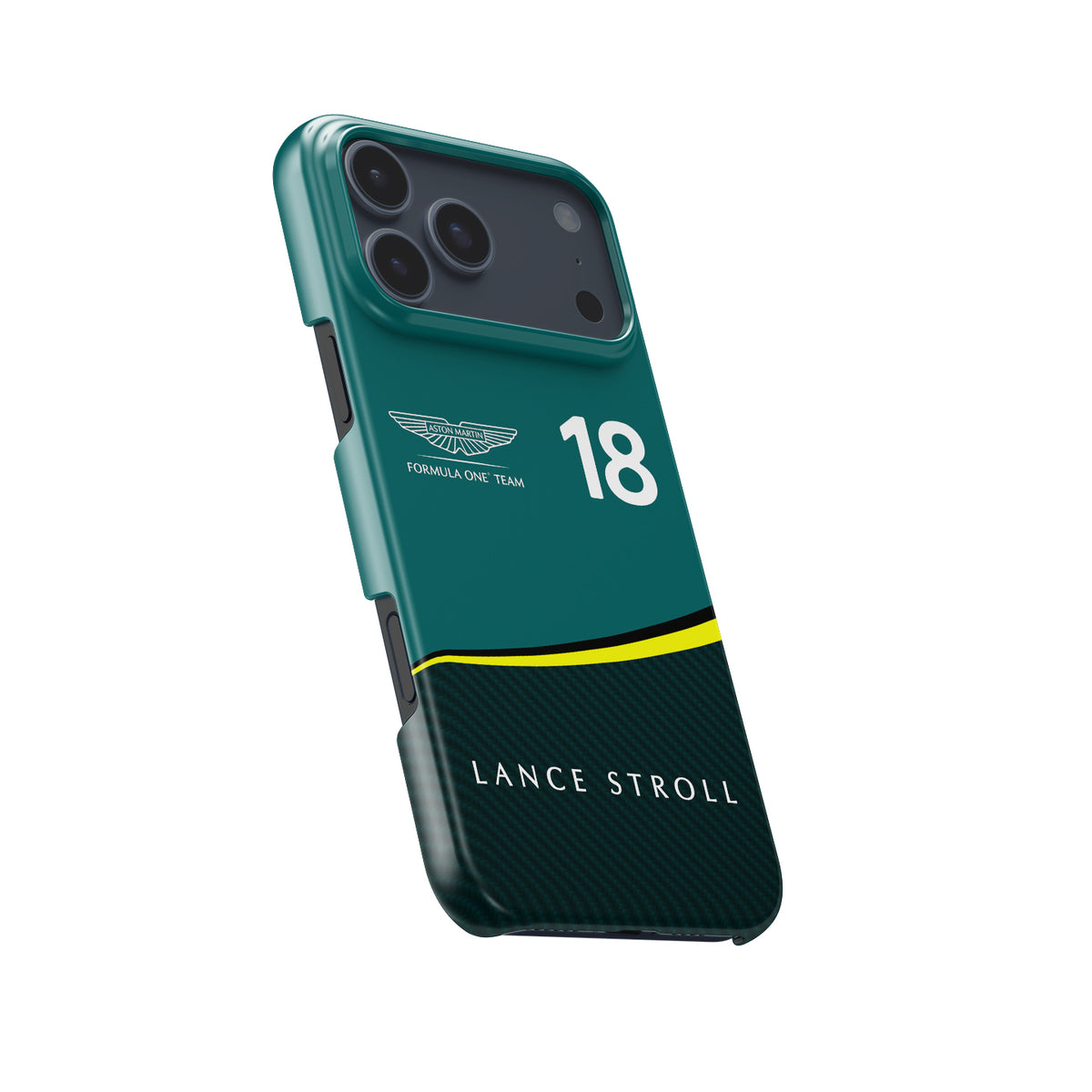 Lance Stroll Aston Martin AMR24 Formula 1 racing iPhone case view 5