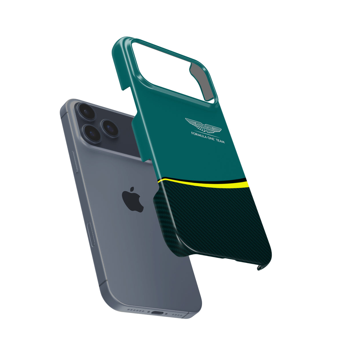 Aston Martin AMR24 F1 : Stroll & Alonso Edition Formula 1 racing iPhone case view 3