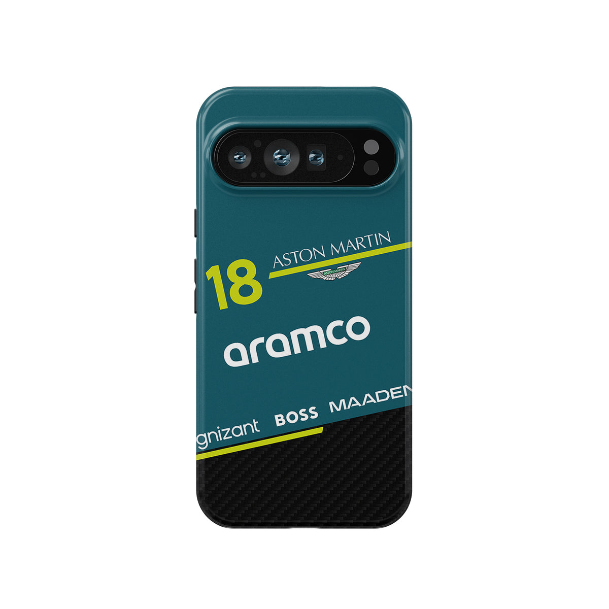 Aston Martin AMR25 Lance Stroll Phone Case – LS18 Edition (Pixel & Multi-Device)