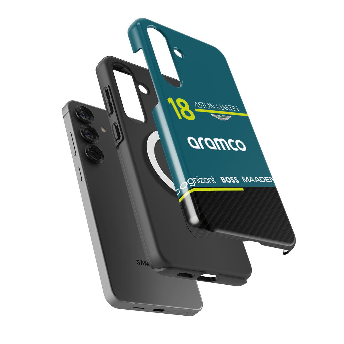 Aston Martin AMR25 Lance Stroll Phone Case – LS18 Edition (For Samsung Galaxy)