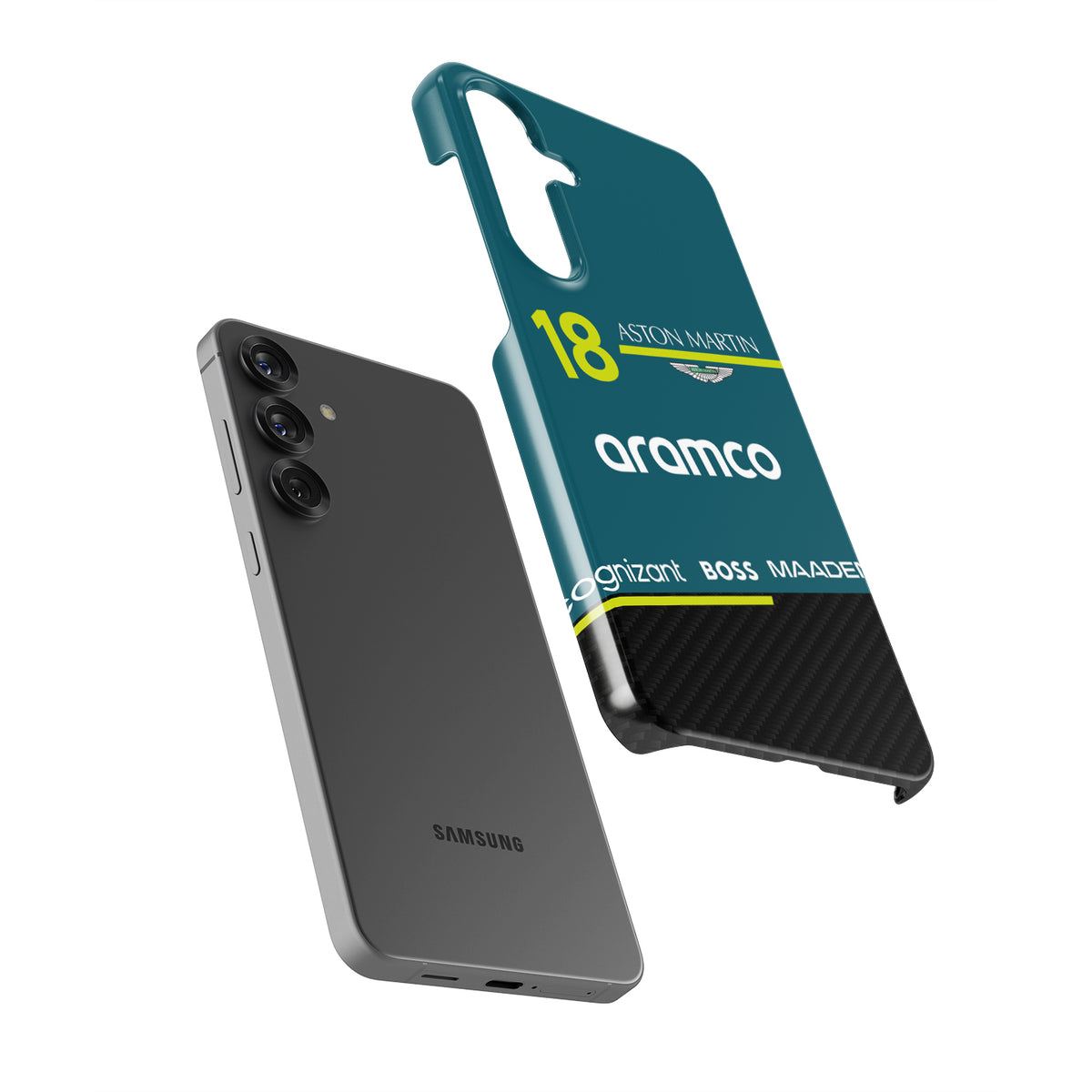 Aston Martin AMR25 Lance Stroll Phone Case – LS18 Edition (For Samsung Galaxy)