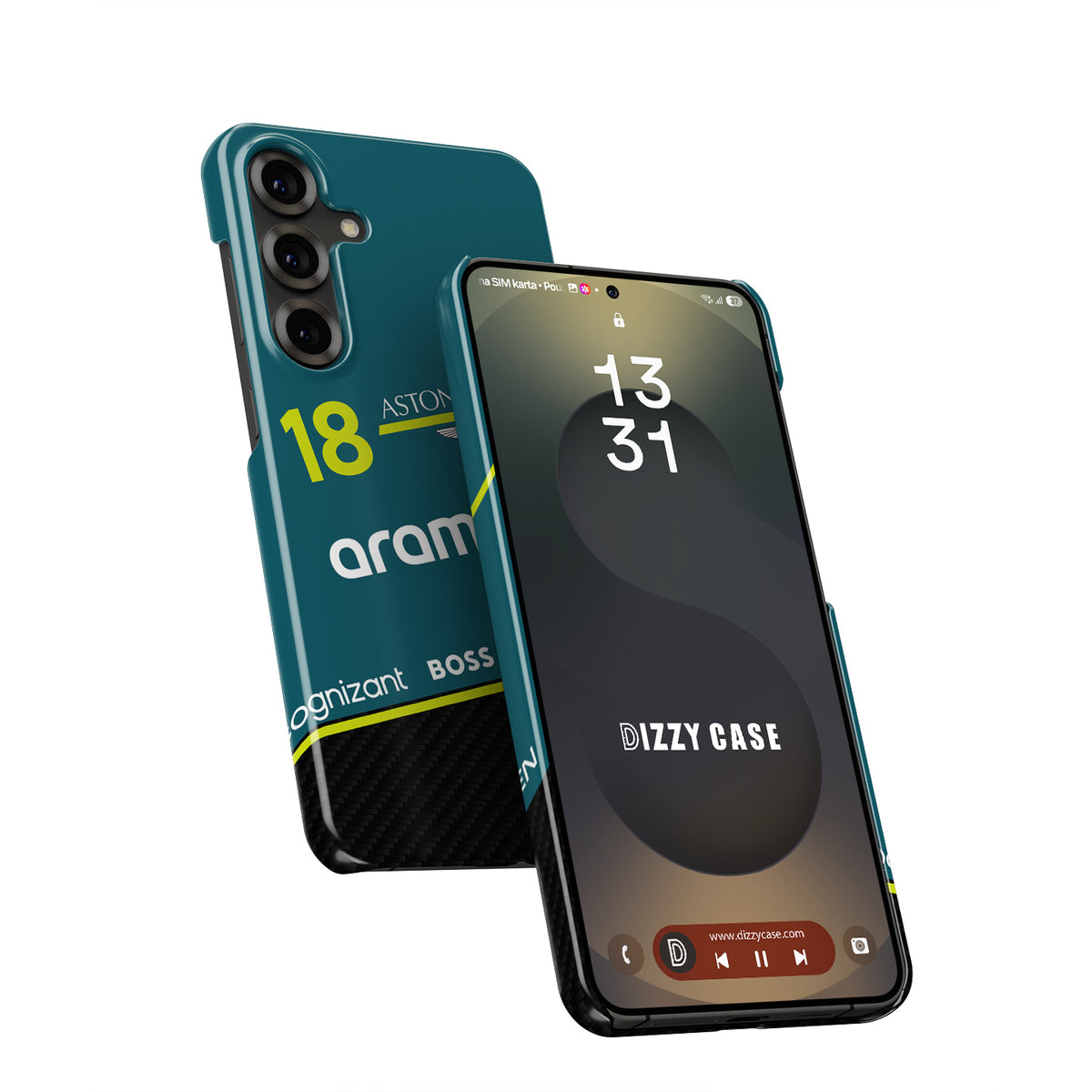 Aston Martin AMR25 Lance Stroll Phone Case – LS18 Edition (For Samsung Galaxy)