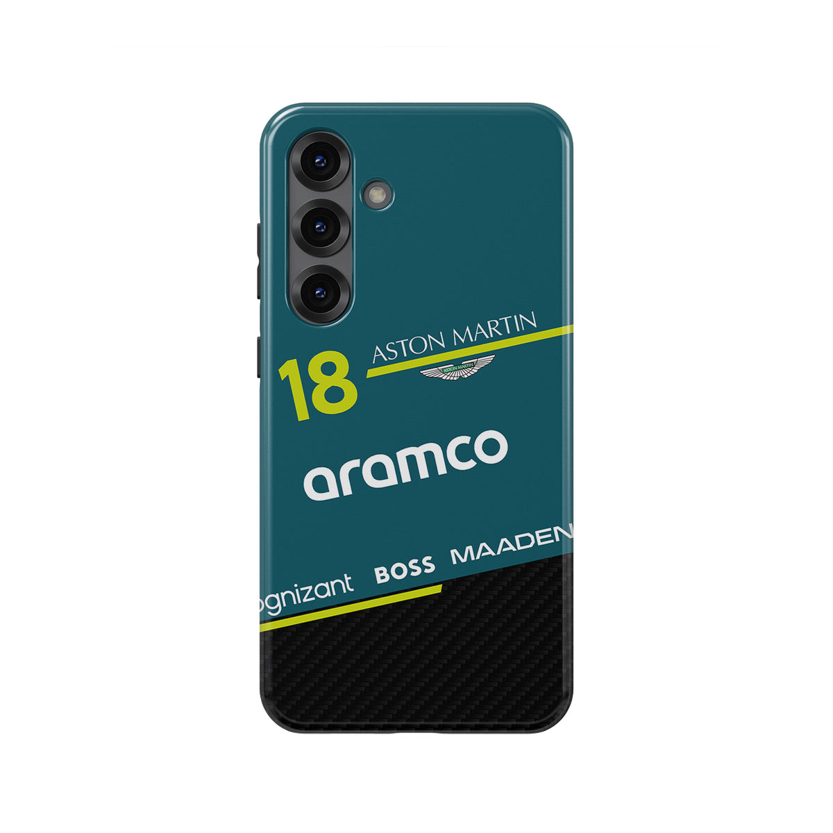 Aston Martin AMR25 Lance Stroll Phone Case – LS18 Edition (For Samsung Galaxy)