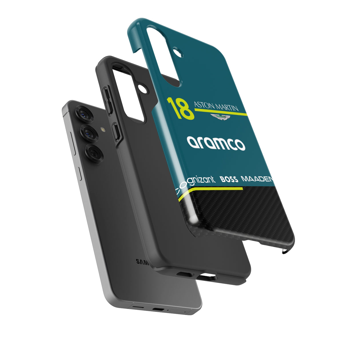 Aston Martin AMR25 Lance Stroll Phone Case – LS18 Edition (For Samsung Galaxy)