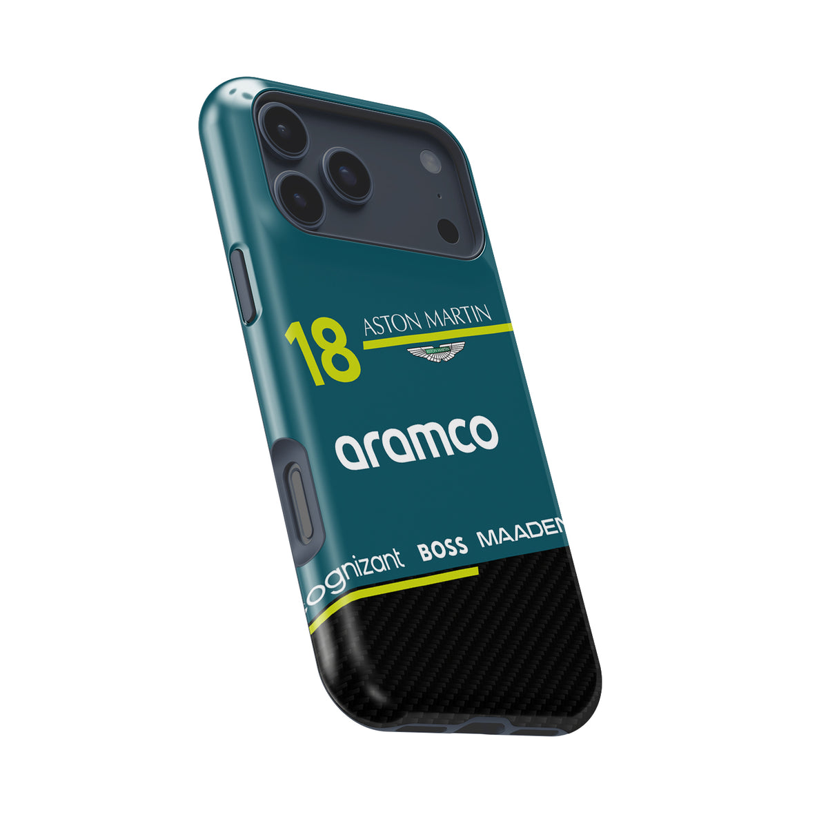 Aston Martin AMR25 Lance Stroll Phone Case – LS18 Edition (For iPhone)