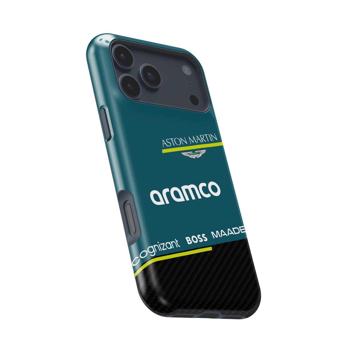 Aston Martin AMR25 Phone Case – F1 Livery Inspired (iPhone Series)