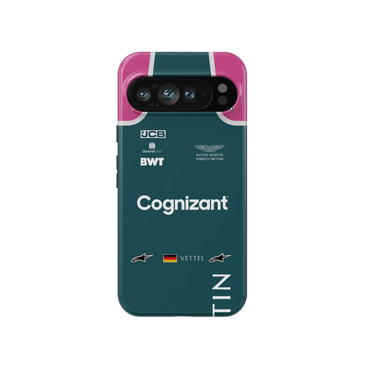 Aston Martin Sebastian Vettel F1 Phone Case for Google, OnePlus, Xiaomi, Huawei