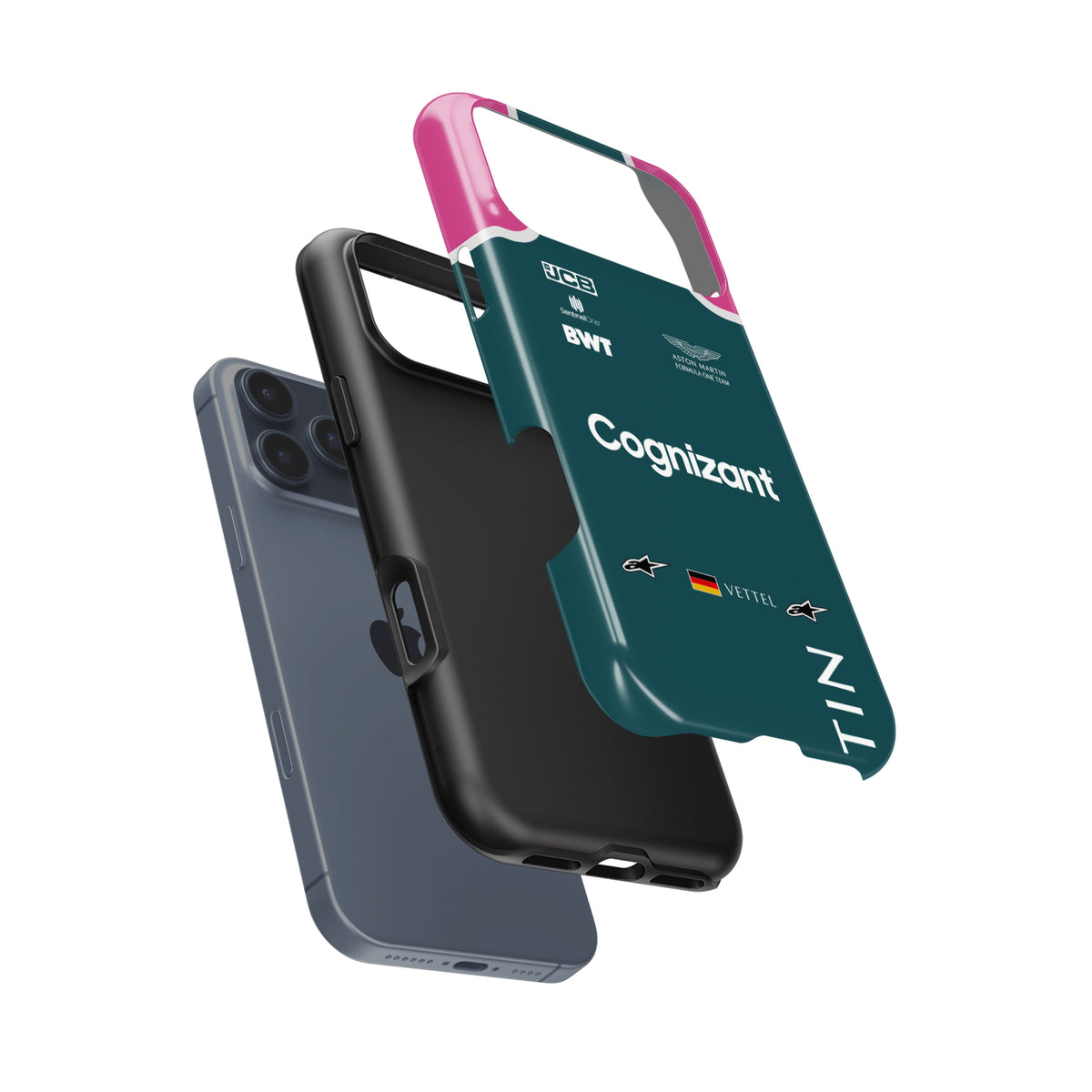 Aston Martin Sebastian Vettel F1 Formula 1 racing iPhone case view 6