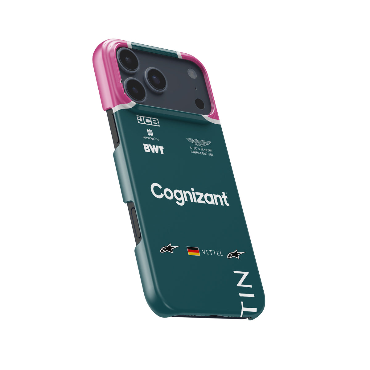 Aston Martin Sebastian Vettel F1 Formula 1 racing iPhone case view 5