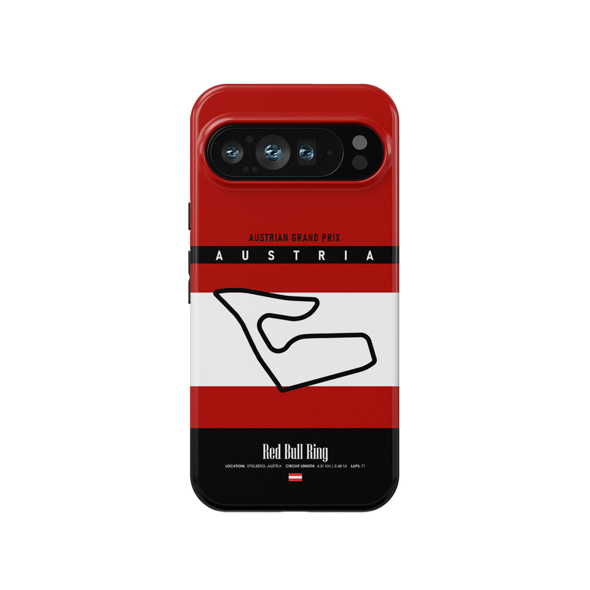 Austria GP Track Map Case – For Google, OnePlus, Xiaomi