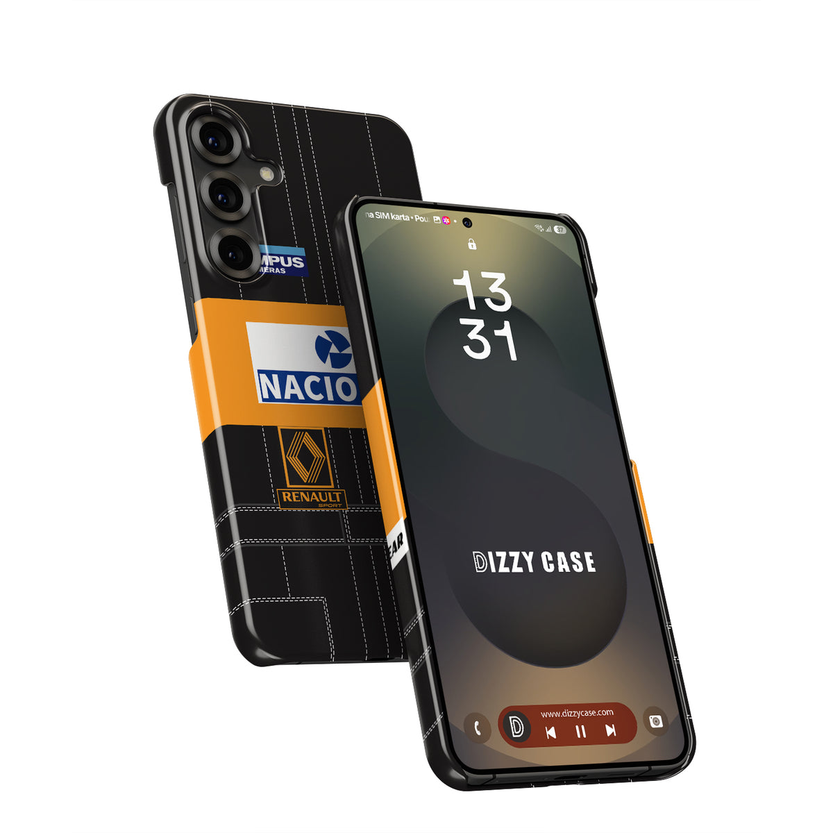 Ayrton Senna 1985 Lotus F1 Samsung Case - Snap & Tough Variants