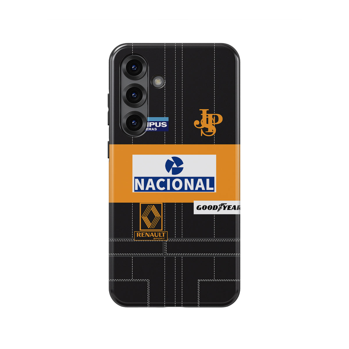 Ayrton Senna 1985 Lotus F1 Samsung Case - Snap & Tough Variants