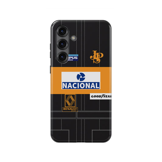 Ayrton Senna 1985 Lotus F1 Samsung Case - Snap & Tough Variants