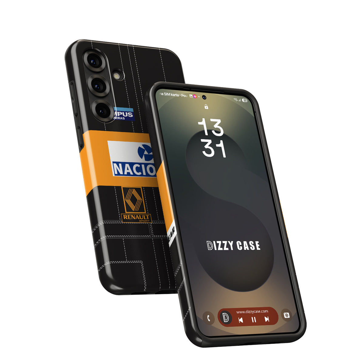 Ayrton Senna 1985 Lotus F1 Samsung Case - Snap & Tough Variants