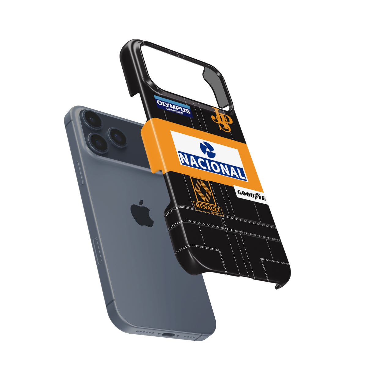 Ayrton Senna 1985 Lotus Racing Overall Formula 1 racing iPhone case view 3