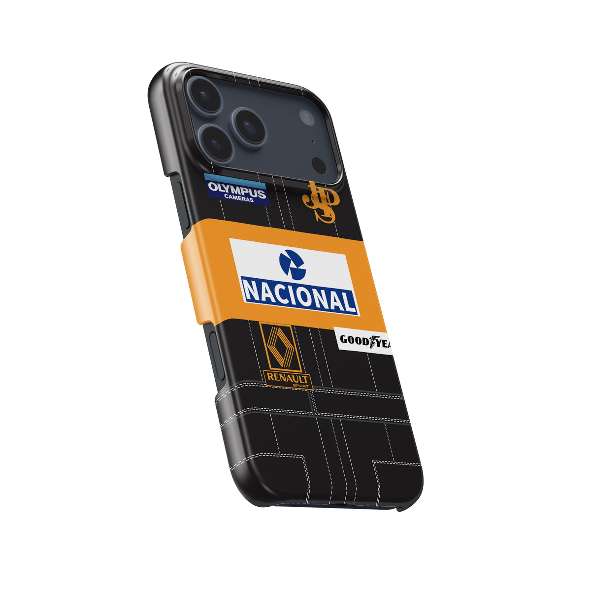 Ayrton Senna 1985 Lotus Racing Overall Formula 1 racing iPhone case view 5