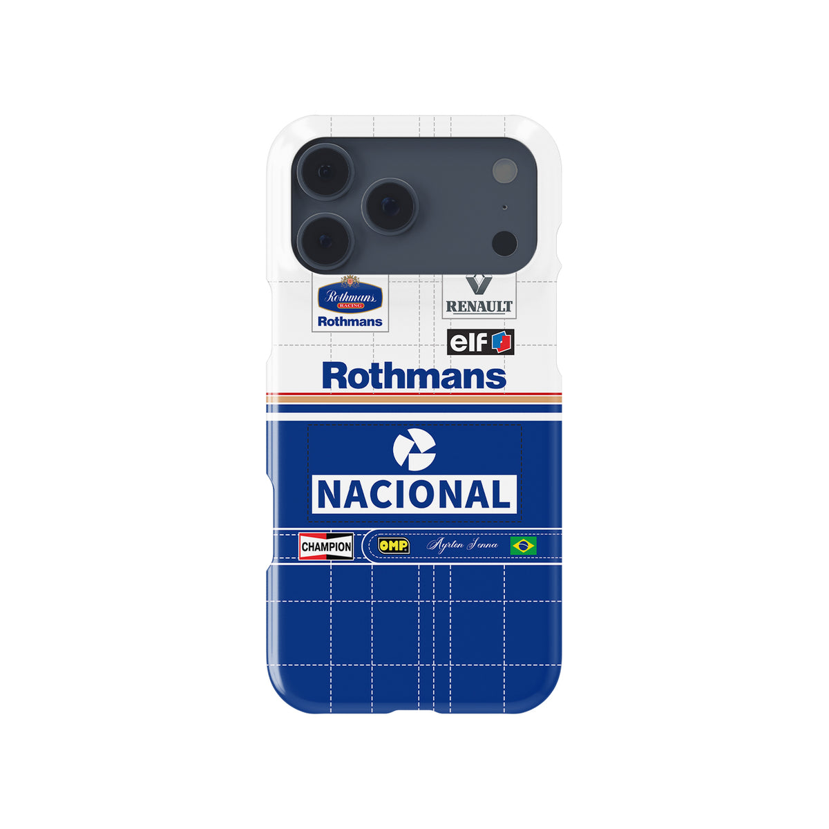 Ayrton Senna 1994 Racing Overall Formula 1 racing iPhone case view 1