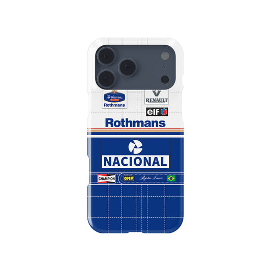 Ayrton Senna 1994 Racing Overall Formula 1 racing iPhone case view 1