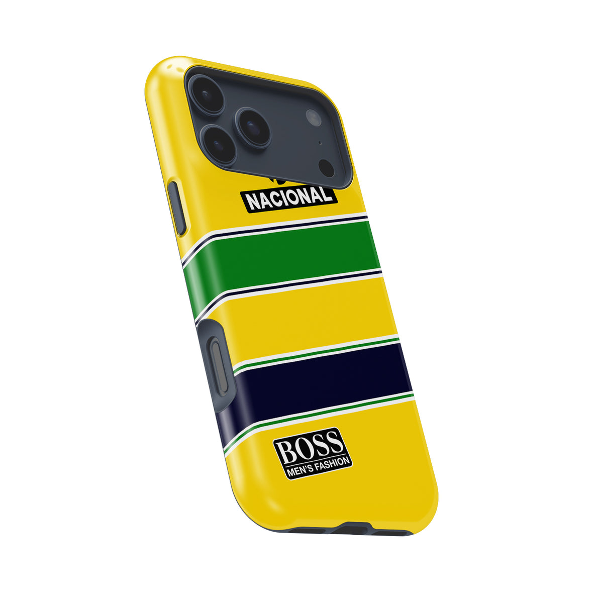 Ayrton Senna Helmet F1 Tribute - Apple iPhone Case