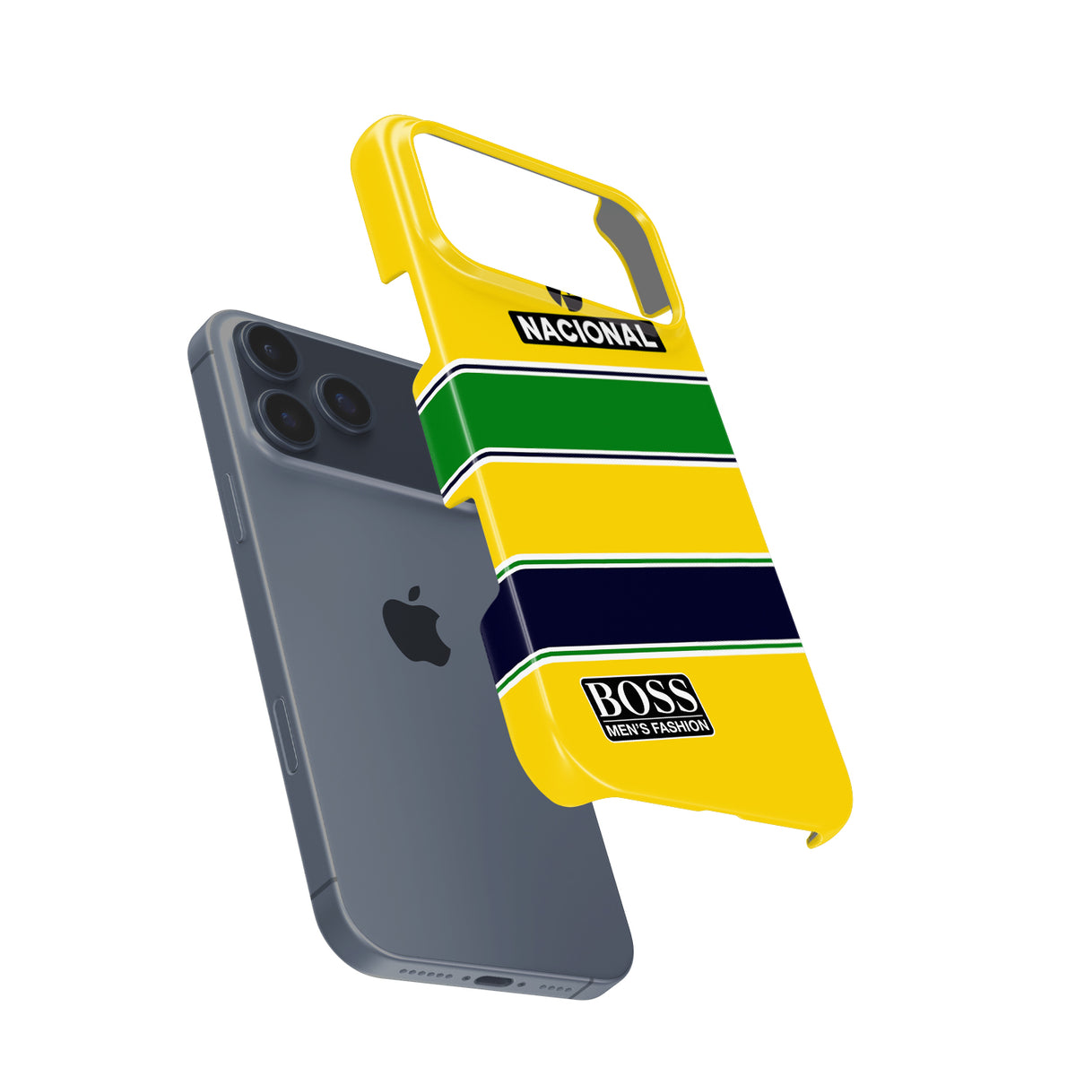 Ayrton Senna Helmet F1 Tribute - Apple iPhone Case