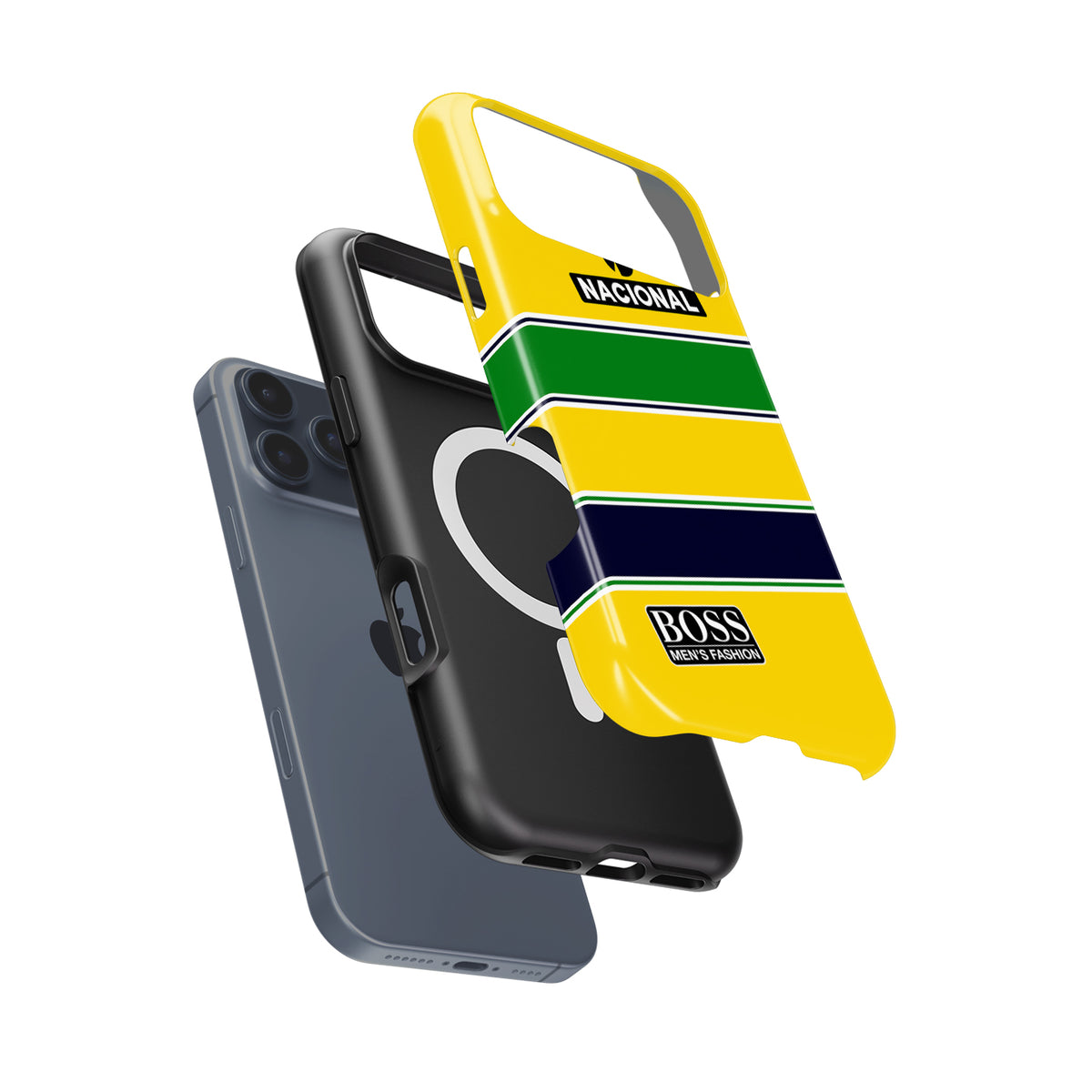 Ayrton Senna Helmet F1 Tribute - Apple iPhone Case